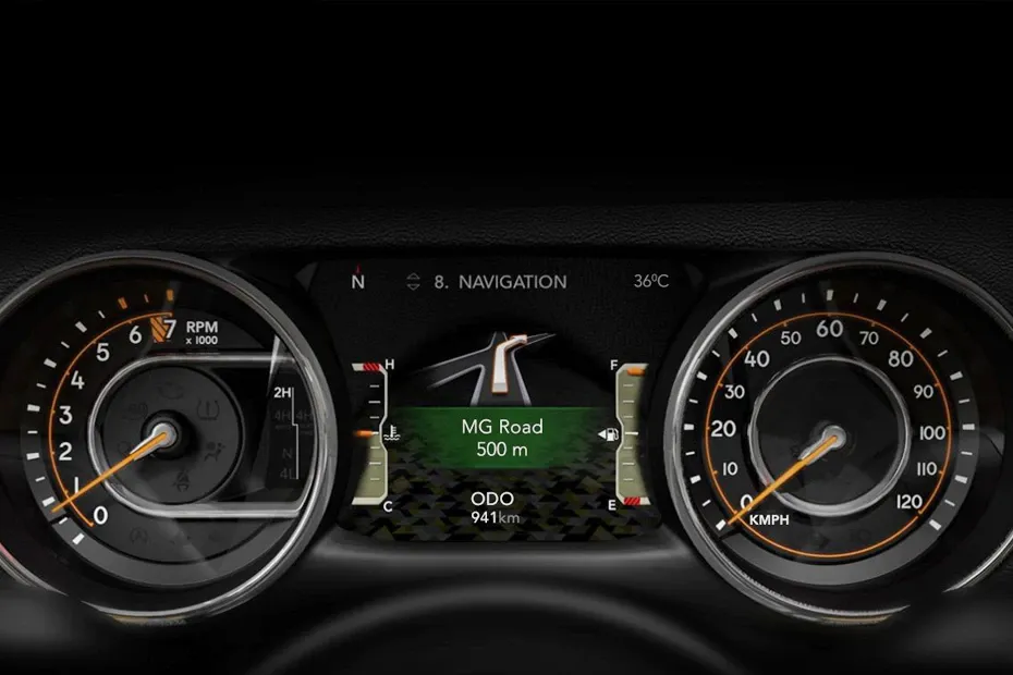 Jeep Wrangler Instrument Cluster