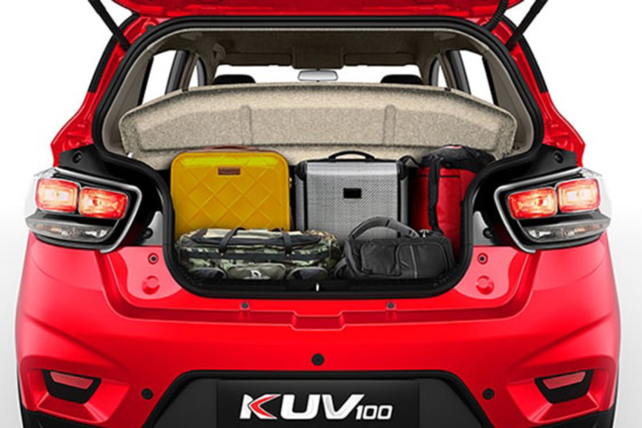 Mahindra KUV100 NXT Boot Space (Open)