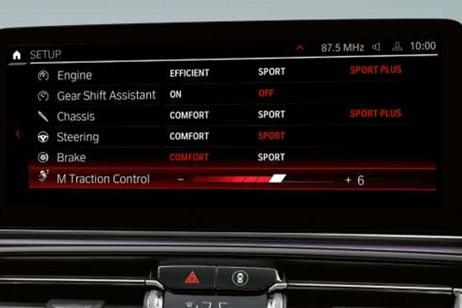 BMW M8 Coupe Competition Infotainment System