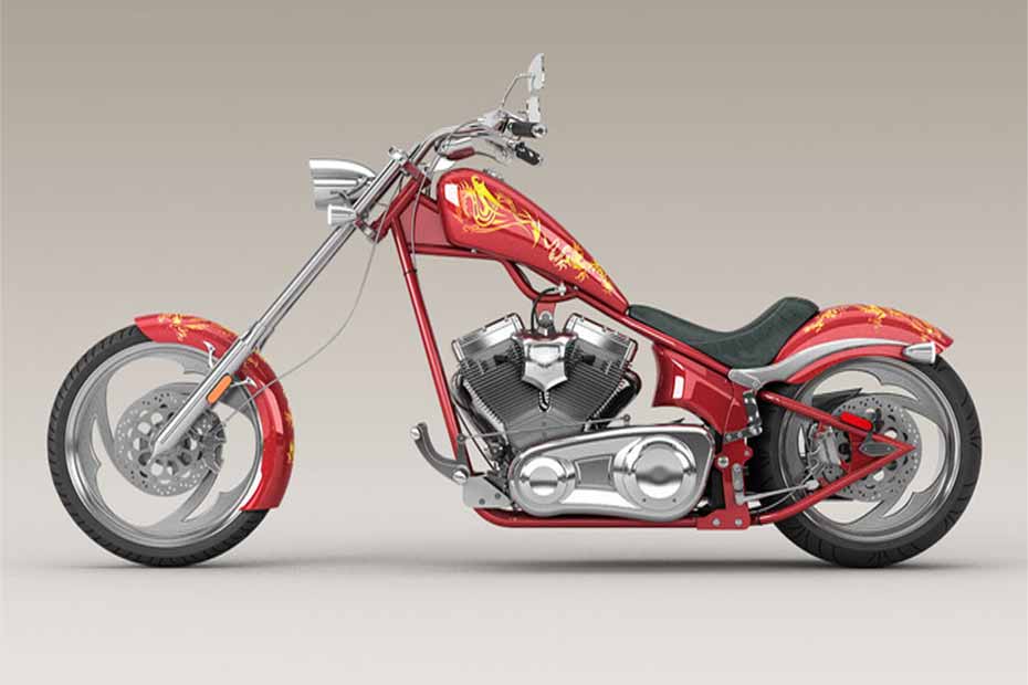 Big Dog Motorcycles K9 Red Chopper