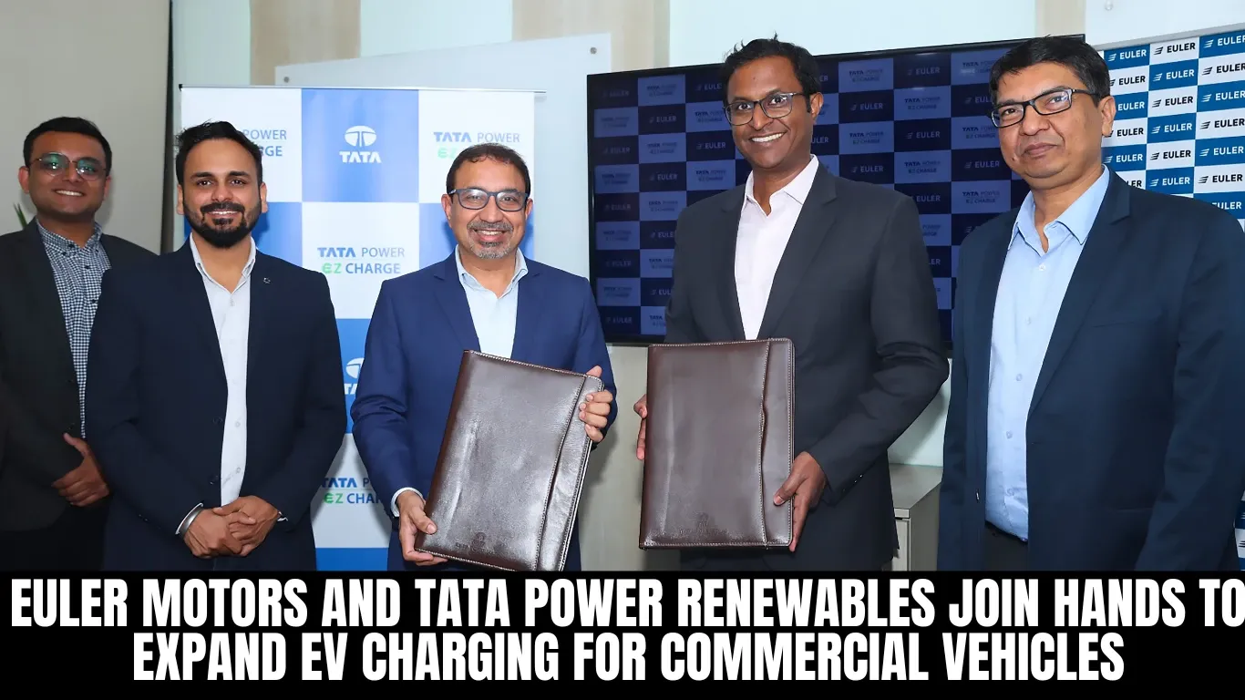 Euler Motors and Tata Power Renewables Join Hands to Expand EV Charging for Commercial Vehicles
