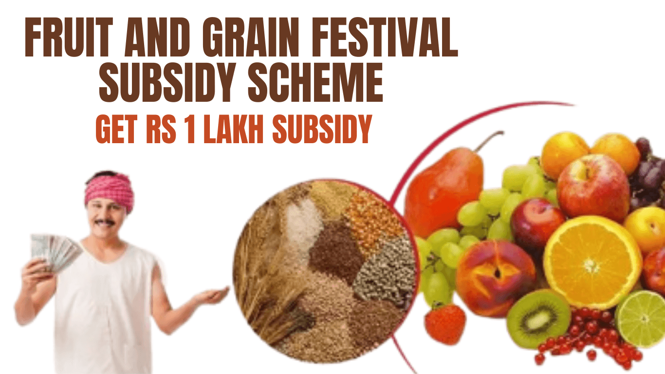 Fruit and Grain Festival Subsidy Scheme: Get Rs 1 Lakh Subsidy