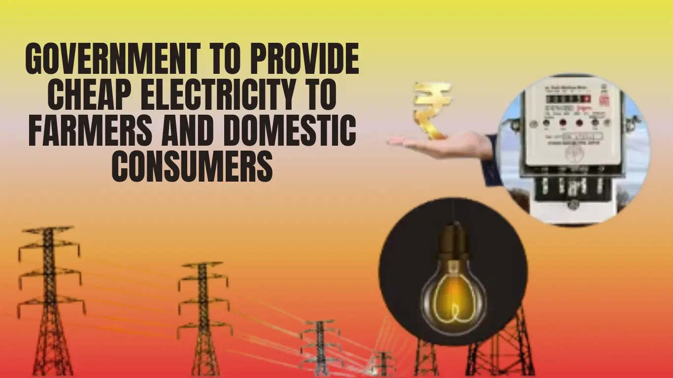 Government to Provide Cheap Electricity to Farmers and Domestic Consumers