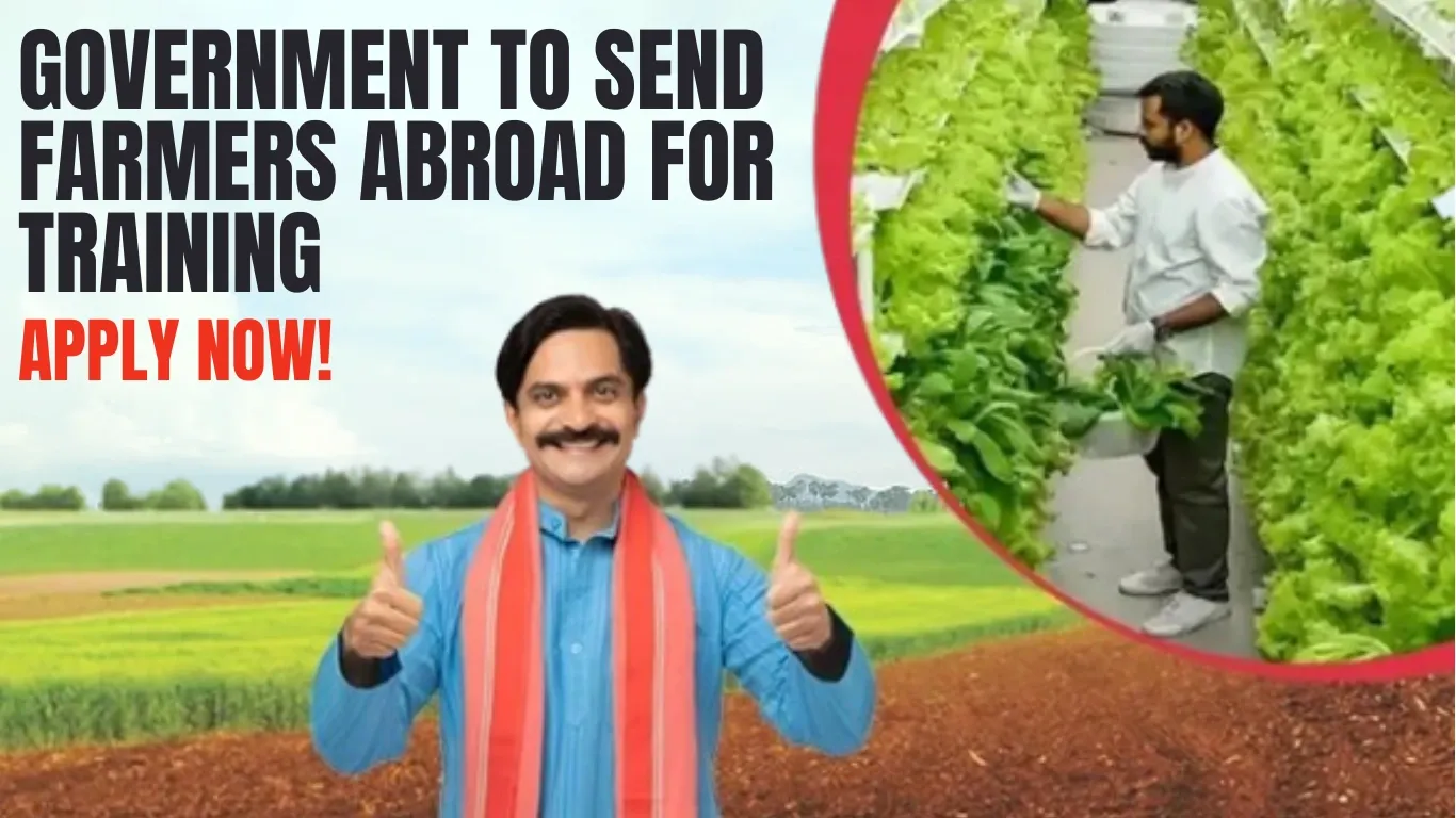 Government to Send Farmers Abroad for Training: Apply Now!