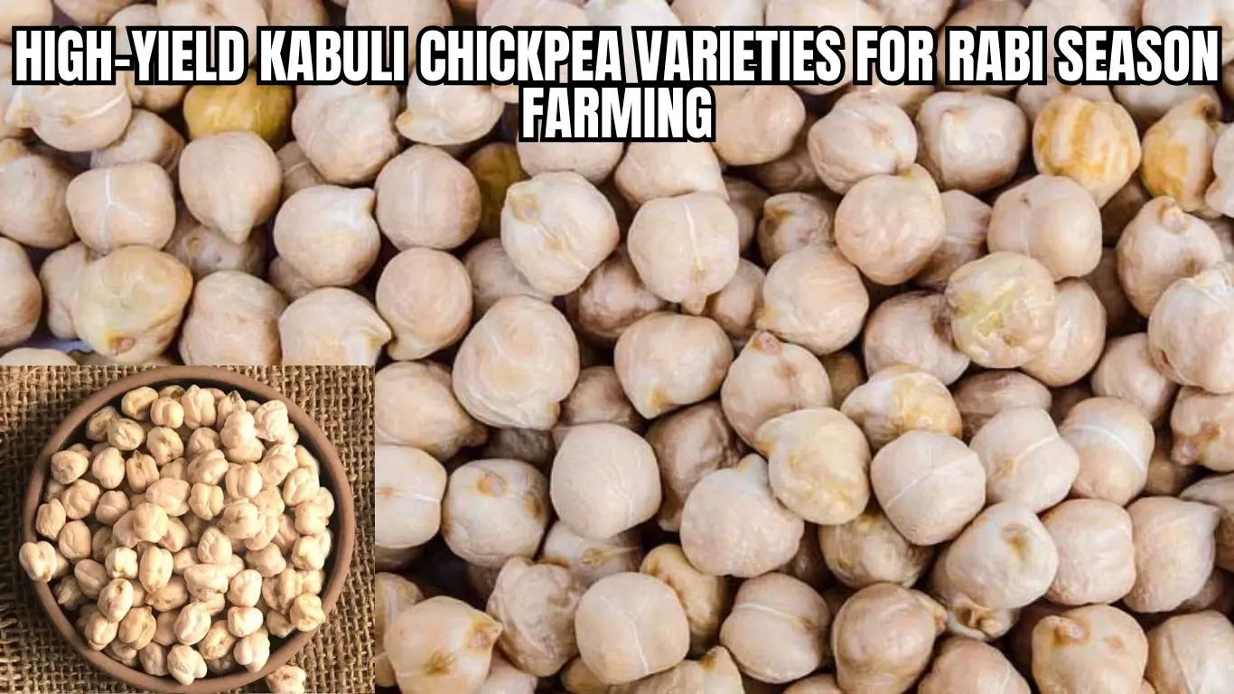 High-Yield Kabuli Chickpea Varieties for Rabi Season Farming