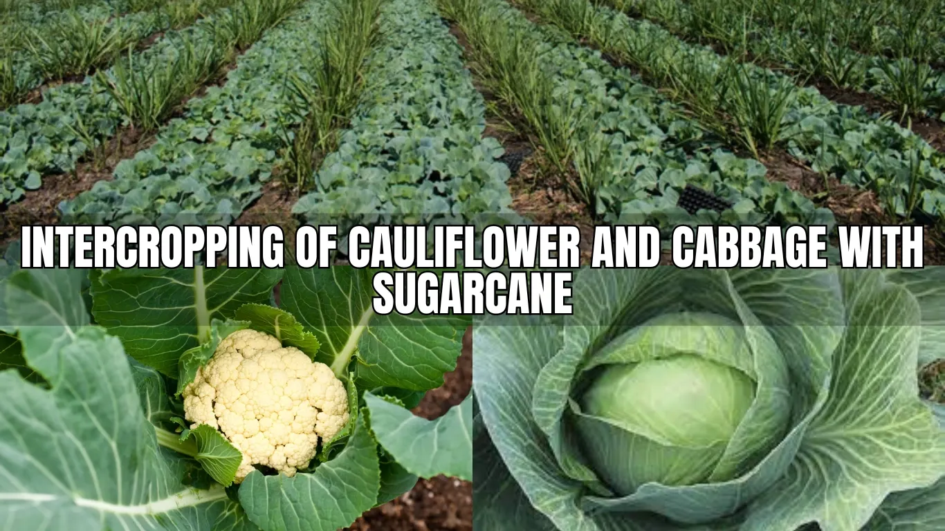 Intercropping of Cauliflower and Cabbage with Sugarcane