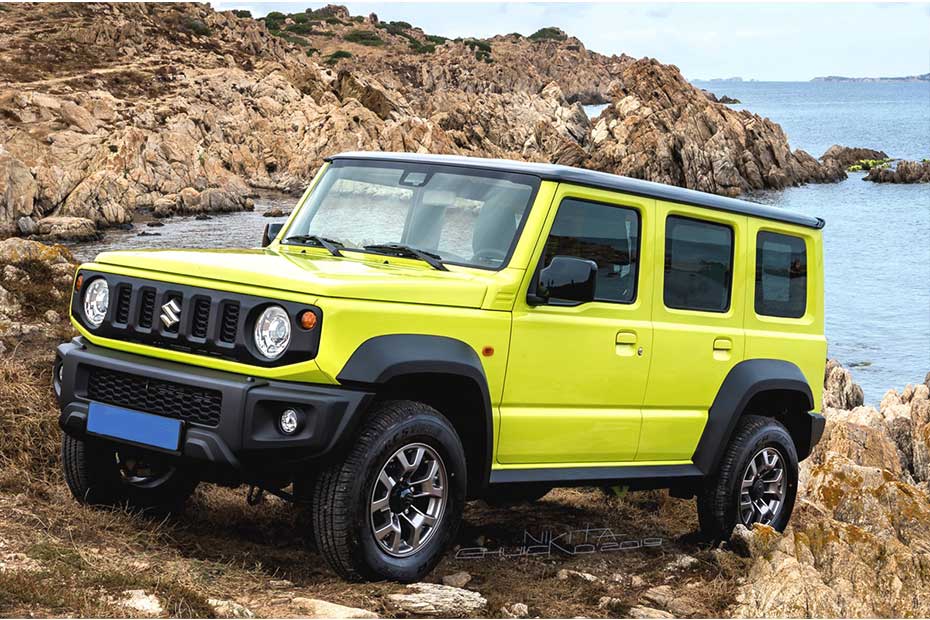 Maruti Jimny 5-Door Left Side Front View