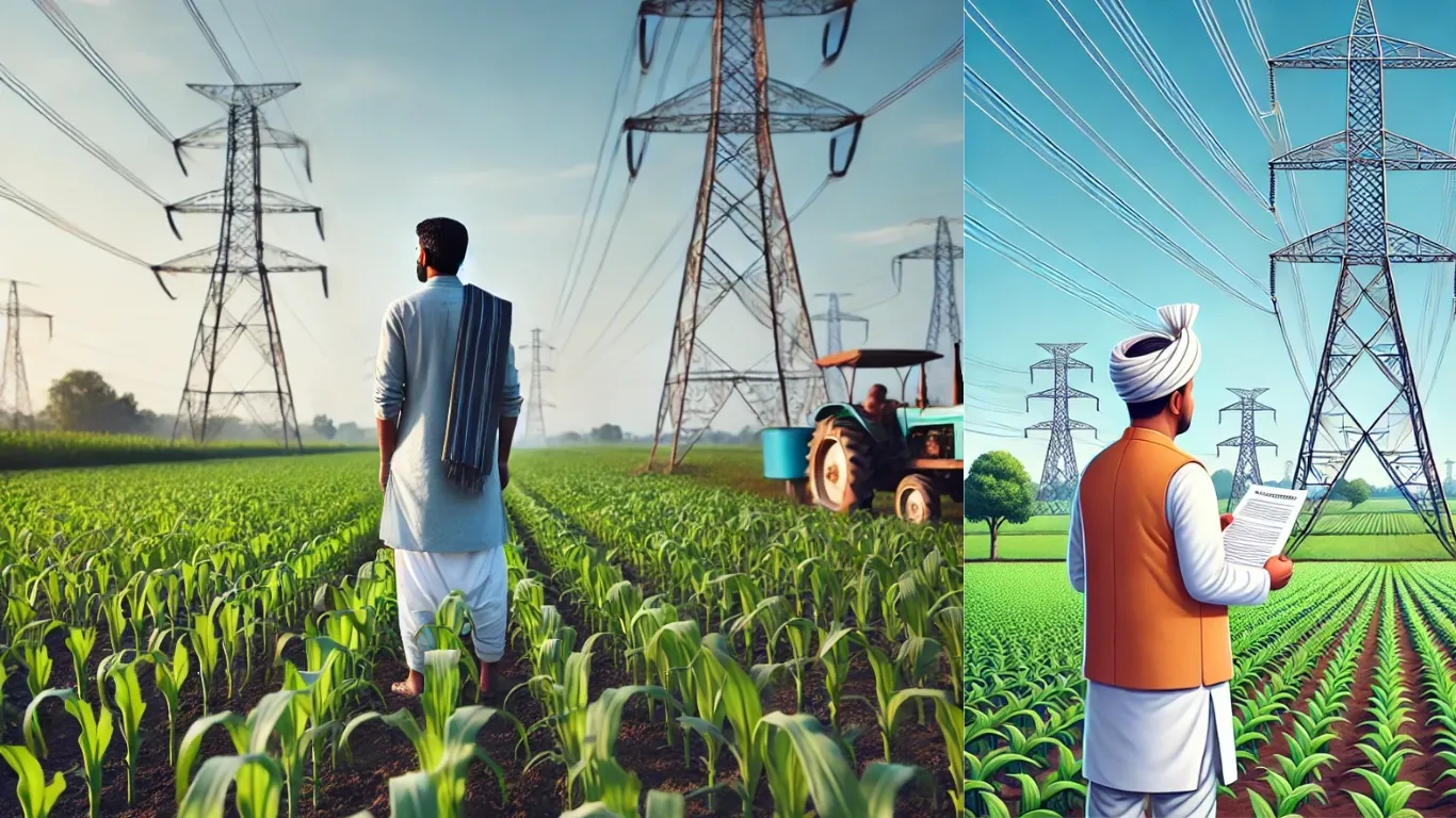 Leased Farmers to Get Ownership Rights and Compensation for Power Line Losses in Haryana