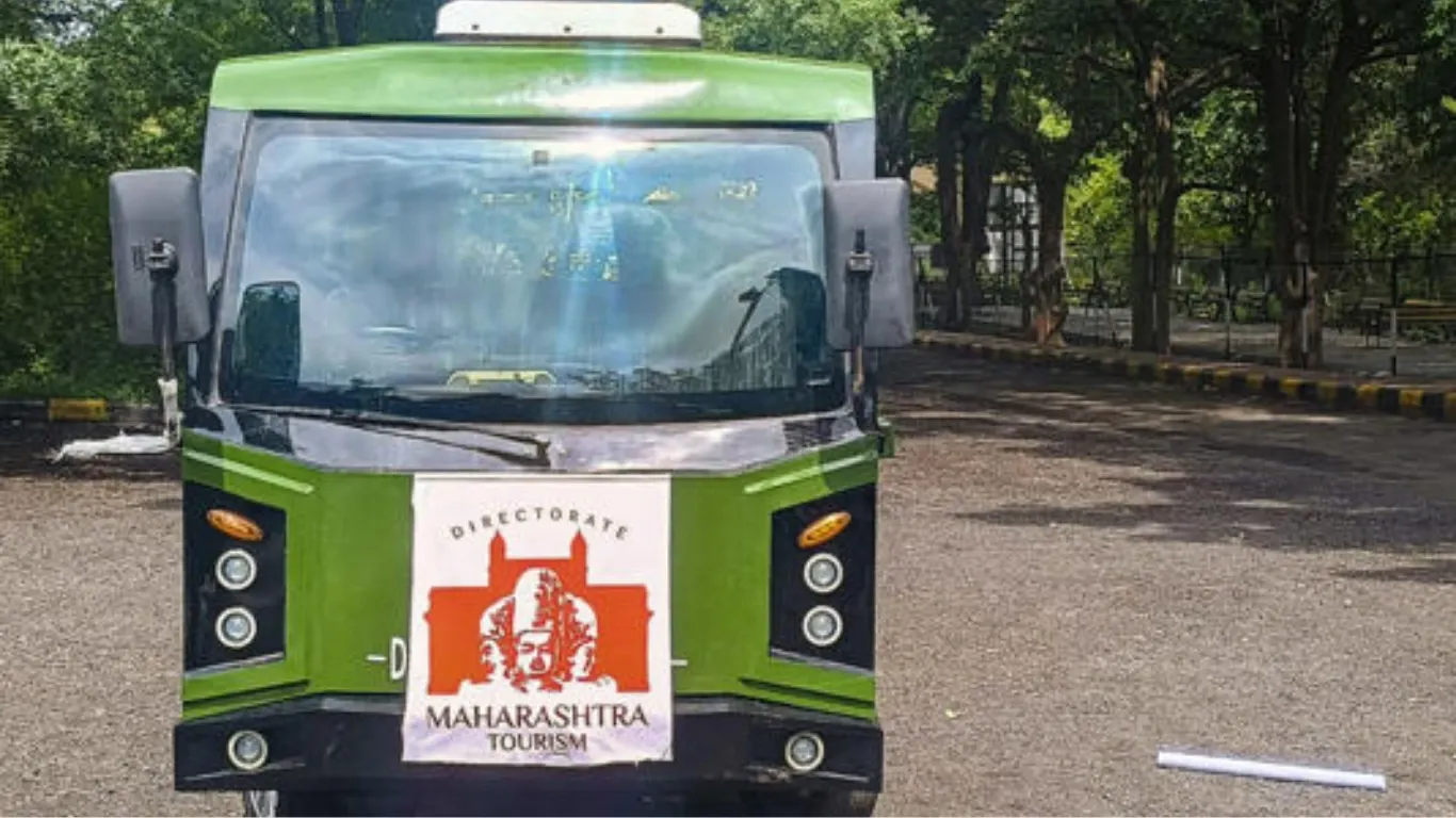 Maharashtra Tourism Department Introduces Electric Bus Fleet for Ajanta Caves Visitors