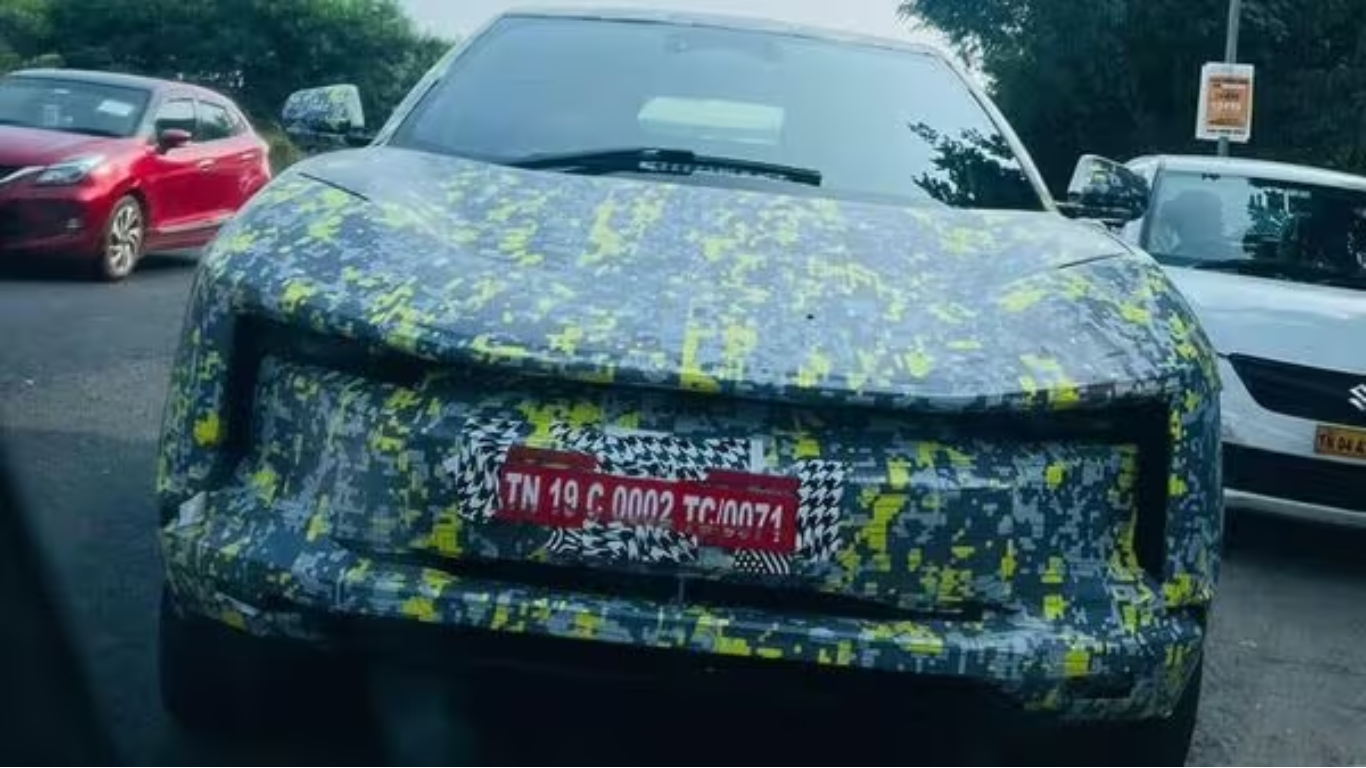 Camouflaged Testing Reveals Mahindra's EV Vision