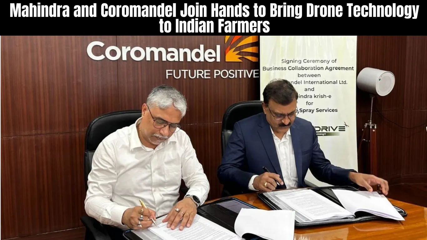 Mahindra and Coromandel Join Hands to Bring Drone Technology to Indian Farmers