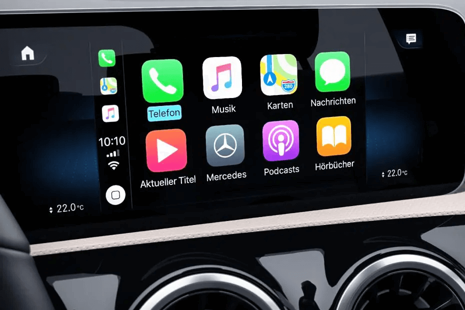 Mercedes-Benz A-Class Limousine Infotainment System Main Menu