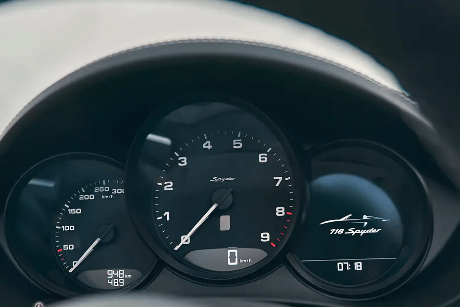 Porsche 718 Instrument Cluster