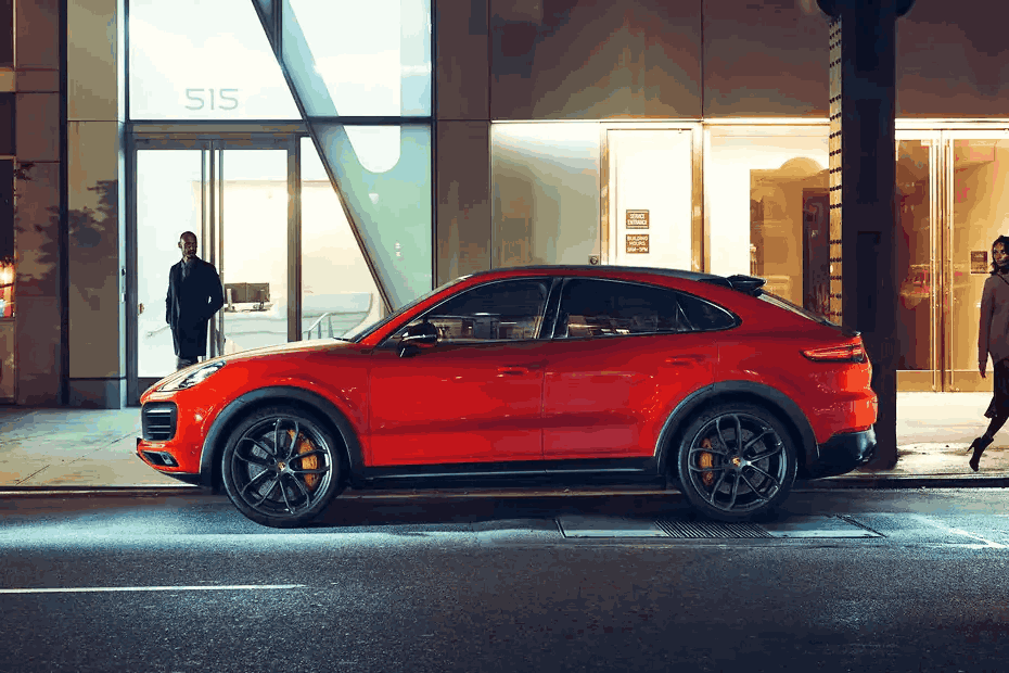 Porsche Cayenne Coupe Left Side View