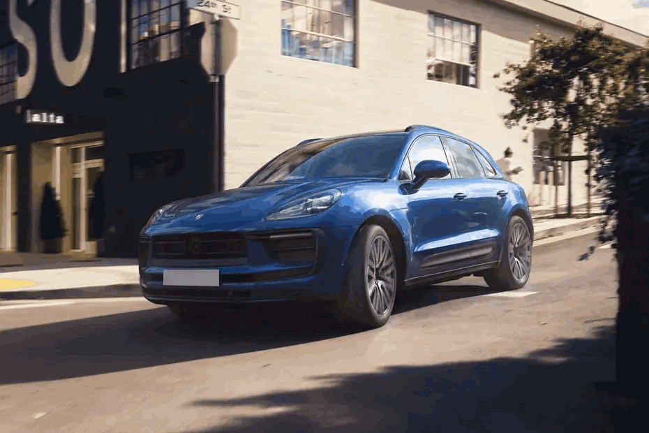 Porsche Macan Left Side Front View