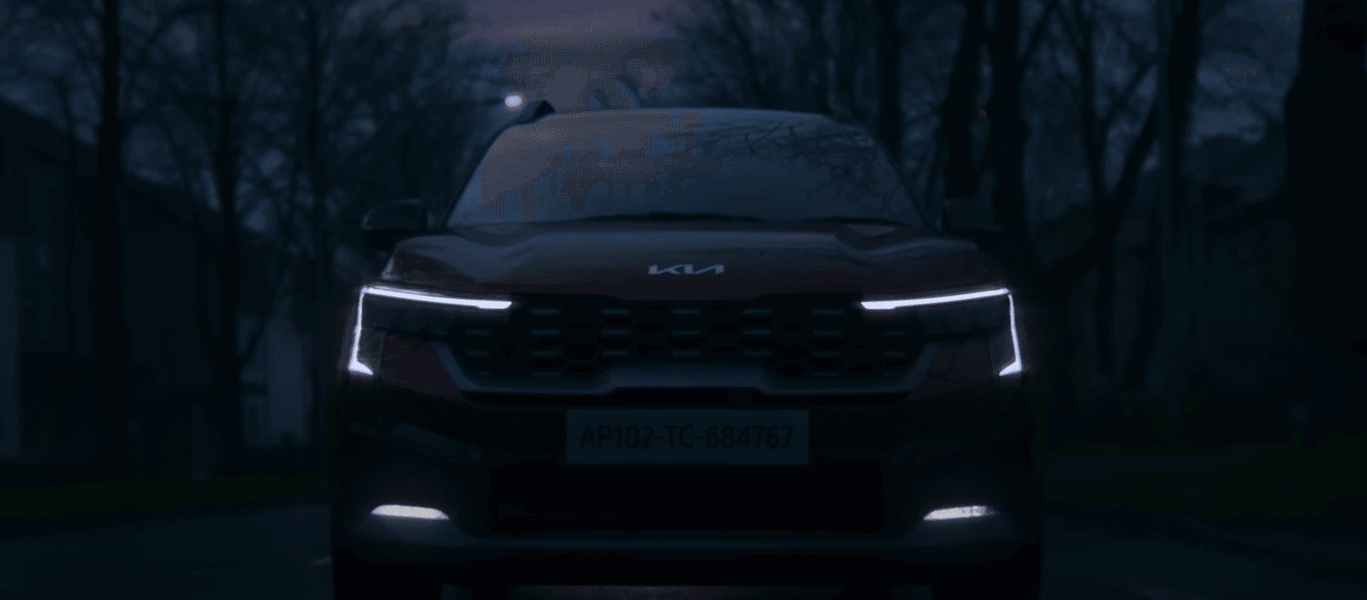 kia sonet facelift front view