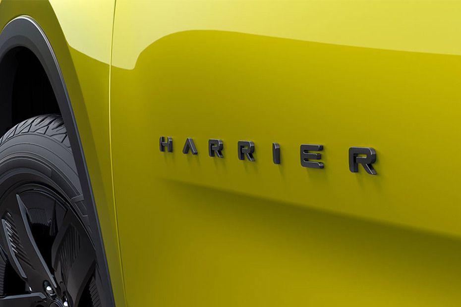 Tata Harrier Facelift Harrier Mascot on Door