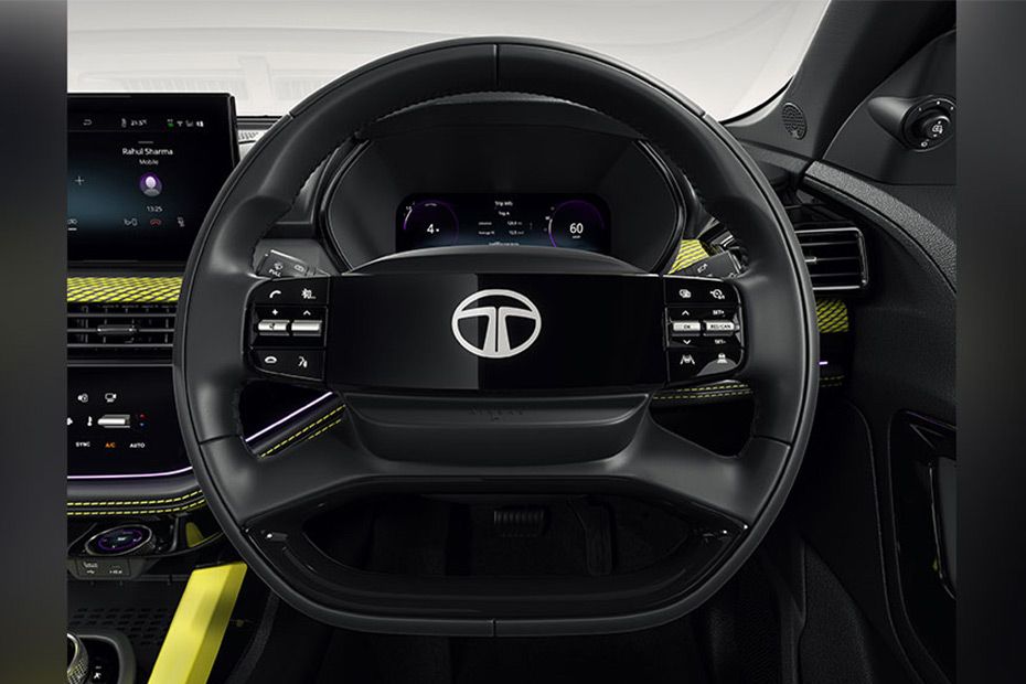 Tata Harrier Facelift Steering Wheel