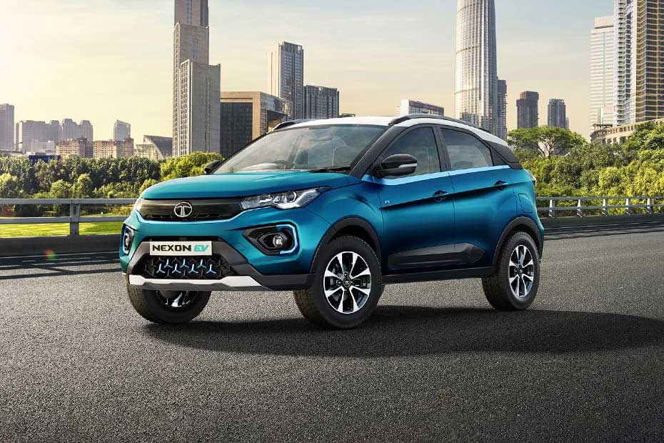 Tata Nexon EV Prime Left Side Front View