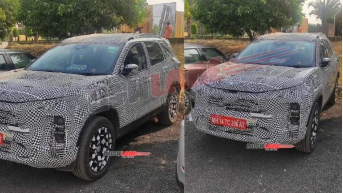 Tata Safari Electric Spied With New Design