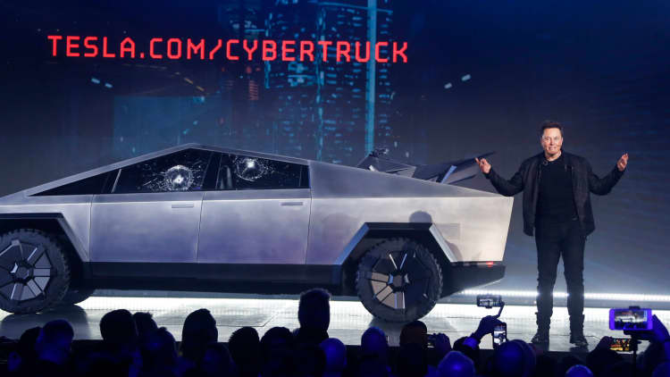 Tesla Cybertruck Elon Musk