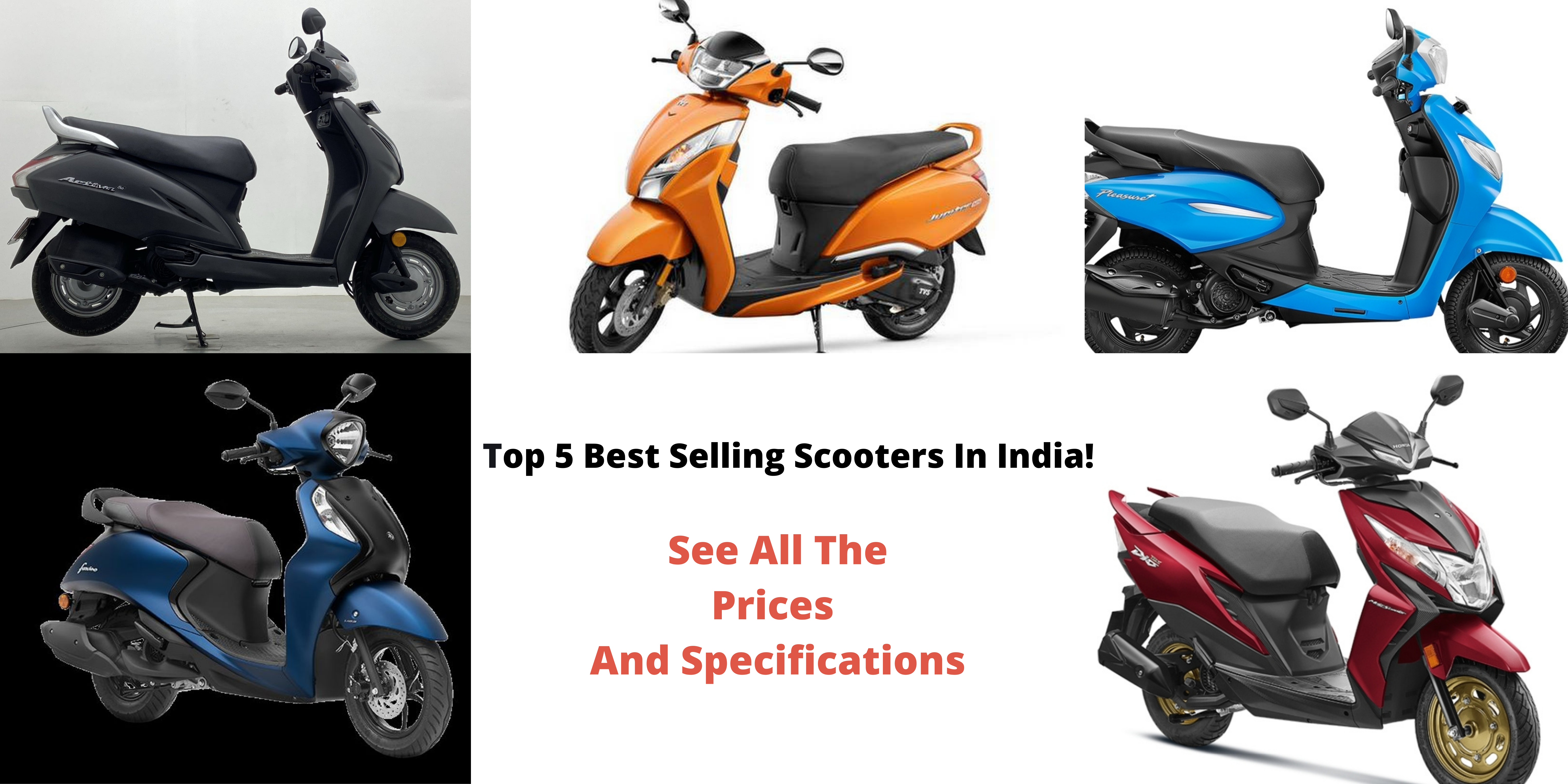 Top 5 Best Selling Scooters 