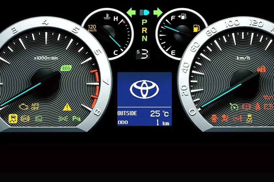 Toyota-Vellfire  instrument cluster