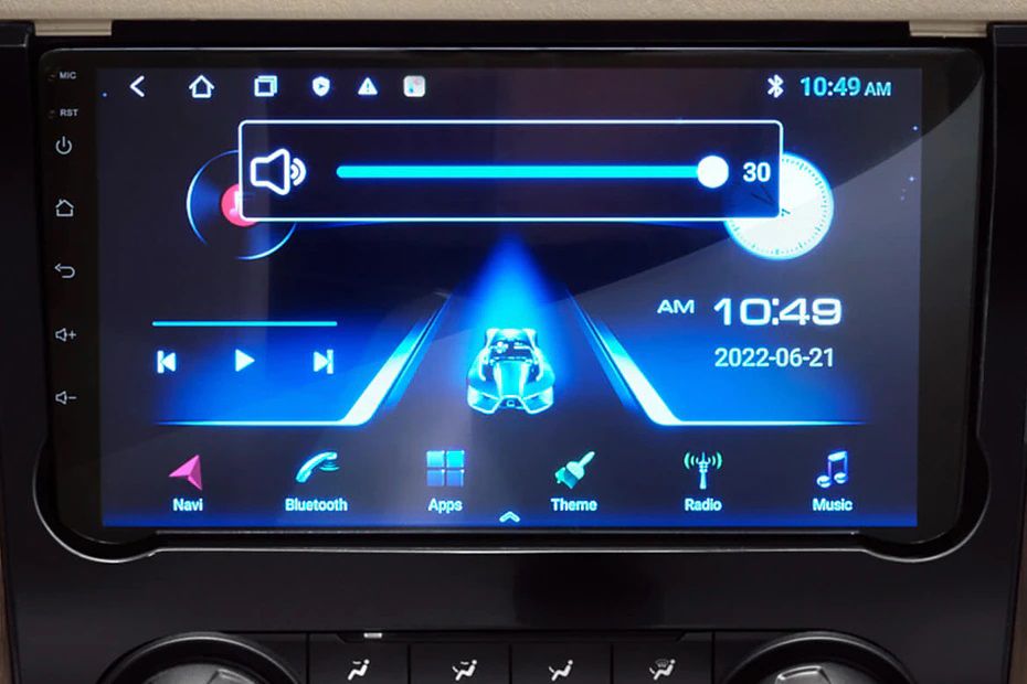 Mahindra Scorpio Classic Infotainment System Main Menu