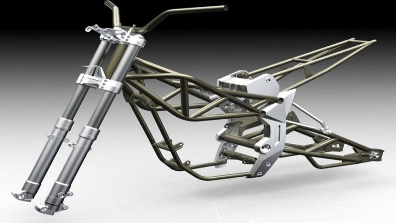 chassis of bike