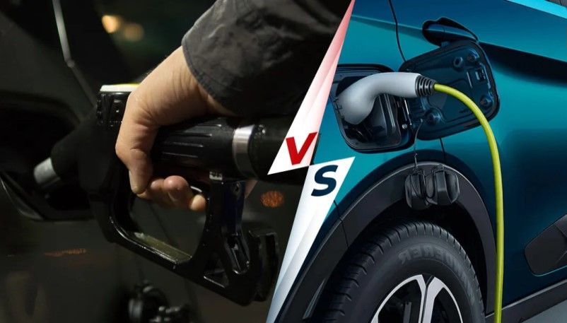electric car vs petrol vehicles