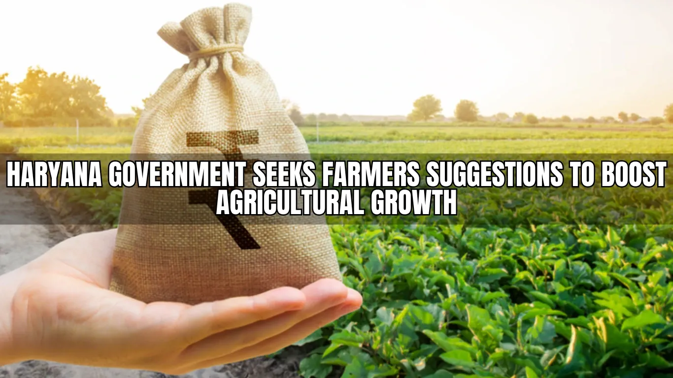 Haryana Government Seeks Farmers Suggestions to Boost Agricultural Growth