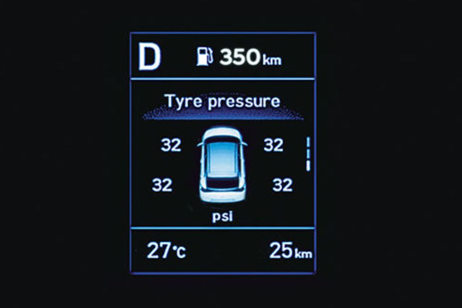 Hyundai i20 N Line Tyre Pressure Monitor