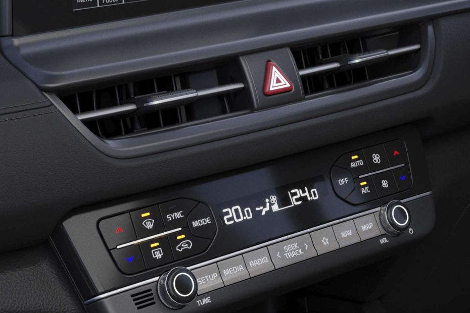 Kia Seltos Facelift AC Controls