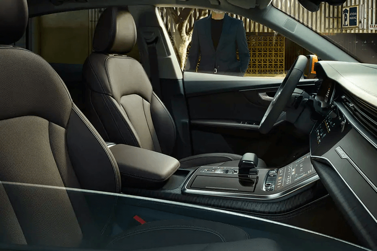 Audi Q8 Door view of Driver seat