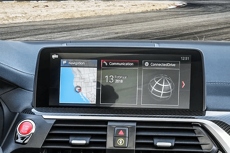 BMW X3 M Infotainment System