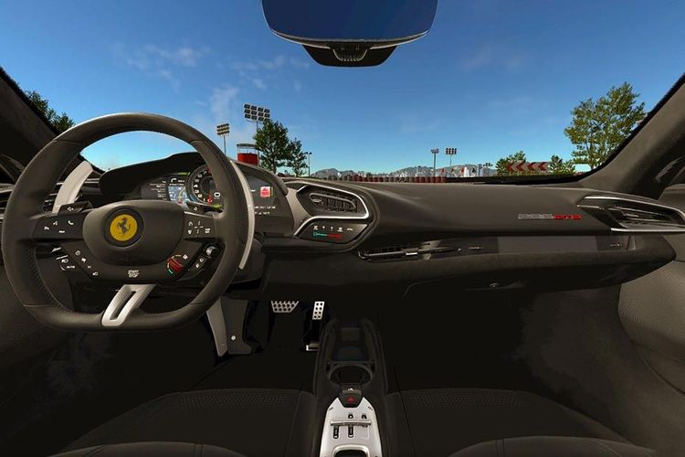 Ferrari 296 GTB Dashboard