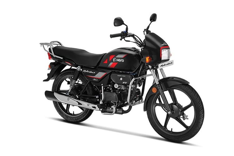 Full black 2024 hero splendor