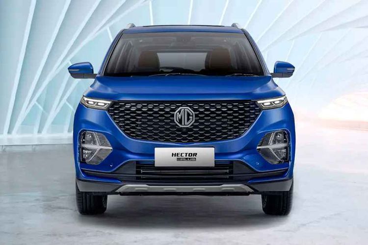 MG Hector Plus Front View