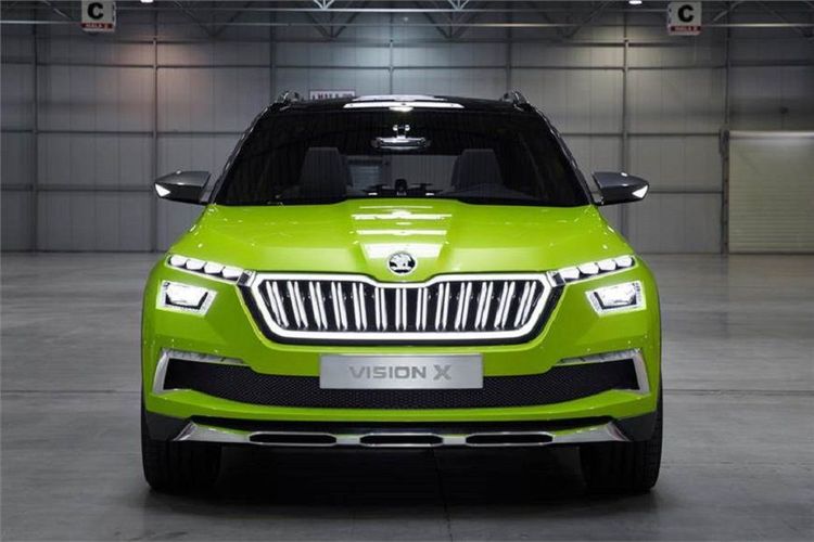 Skoda Vision X Front View