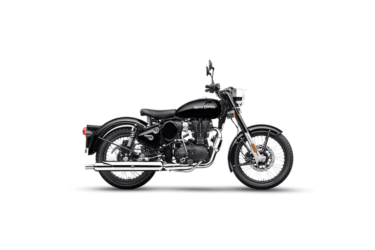 Royal enfield classic pure deals black bs6