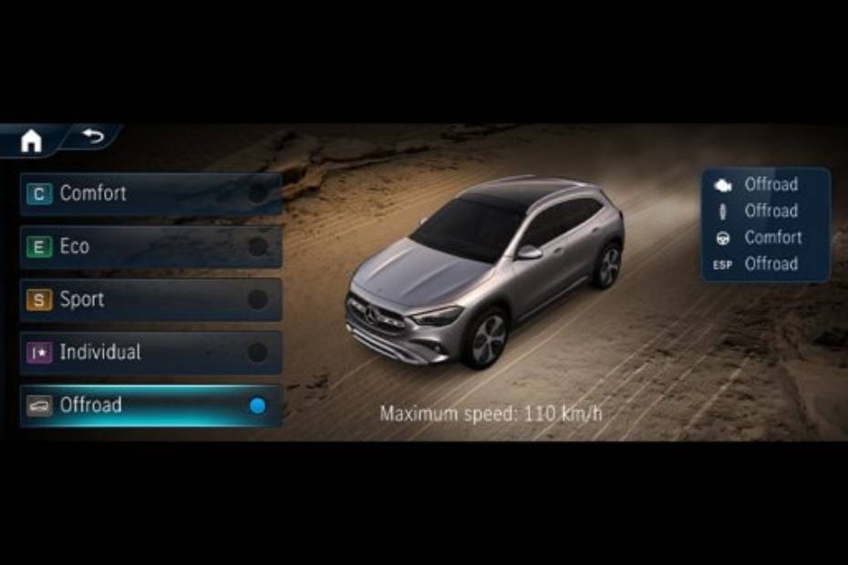 Mercedes Benz GLA Modes