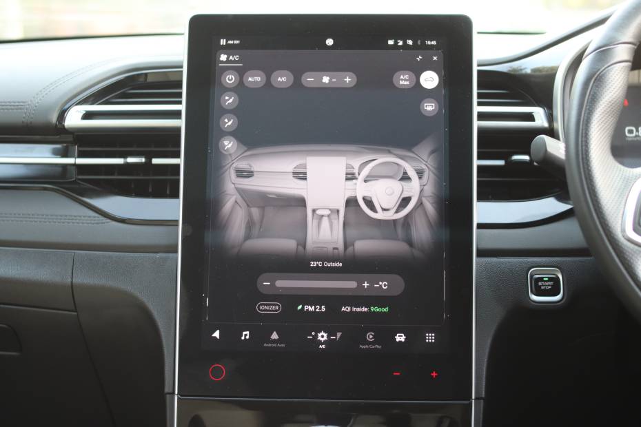 MG Hector Infotainment System