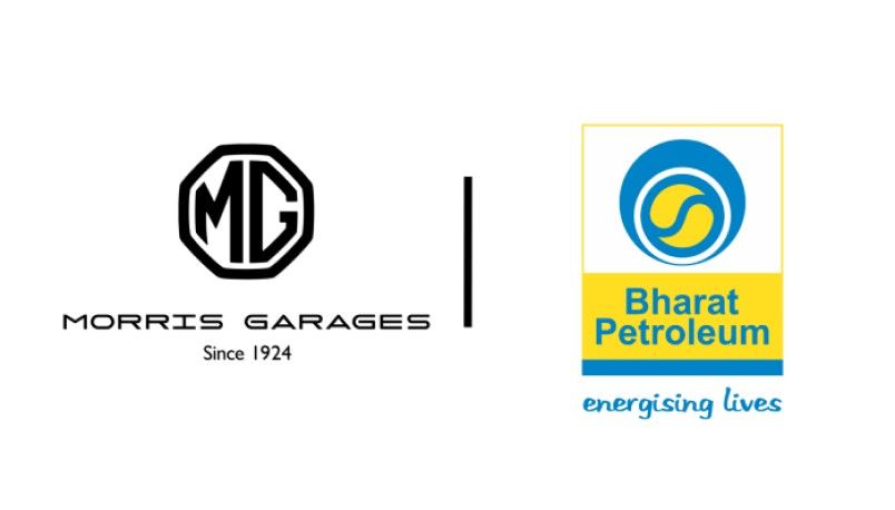 mg motor partners with bpcl