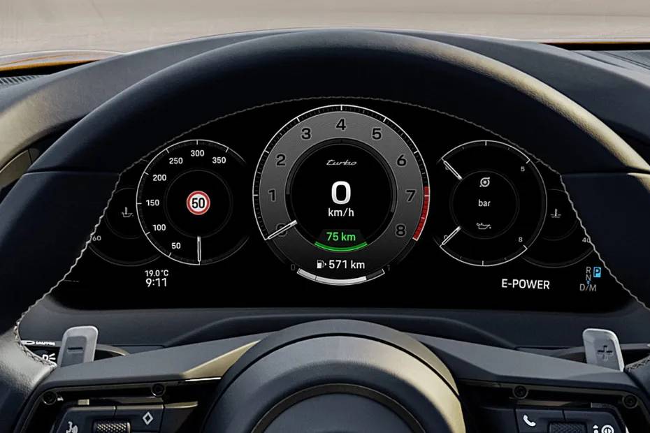 Porsche Panamera Instrument Cluster