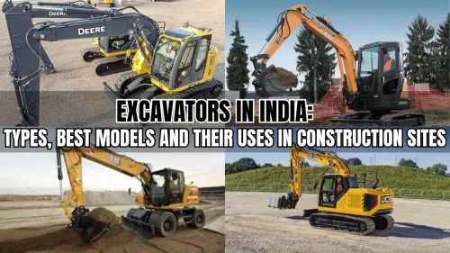 Excavators in India: Types, Best Models and Their Uses in Construction Sites