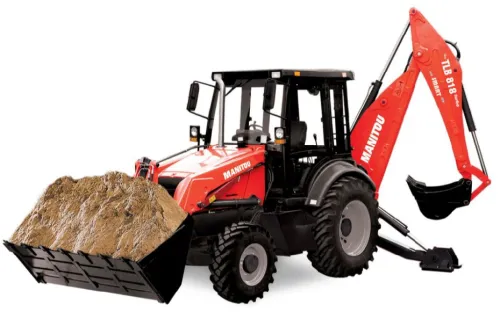 Manitou TLB 818 Backhoe Loader