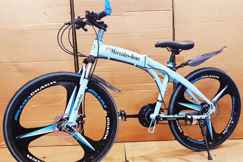 Mercedes Edge Sky Blue Mercedes Benz Folding Cycle Base Price