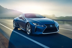 Lexus LC 500h Right Side Front View