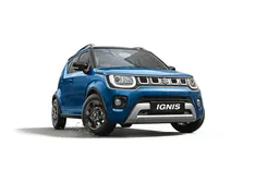 Maruti Ignis blue with black roof