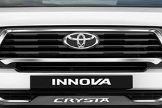 Innova Crysta imposing chrome surround plano black grille